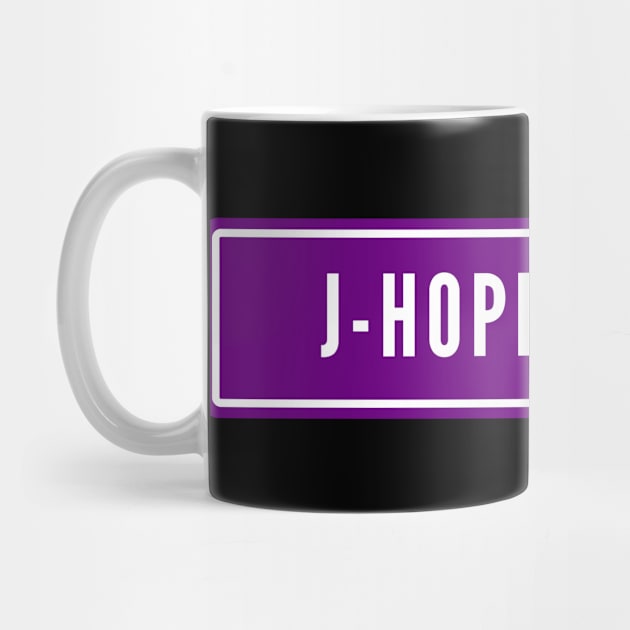 j-hope BTS Street Sign by wennstore